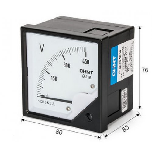 CHINT/正泰 6L2-V 300V 电压表 指针式电压表头交流表